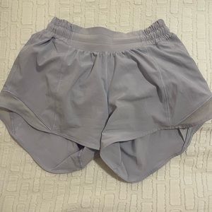 Lululemon Hotty Hot Shorts, Low Rise 4 inch, Patel Blue, Size 2.